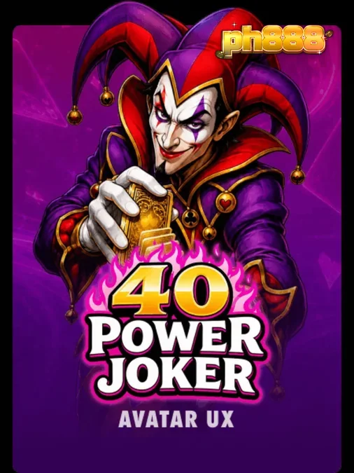 40 Power Joker slot machine neon fruit theme